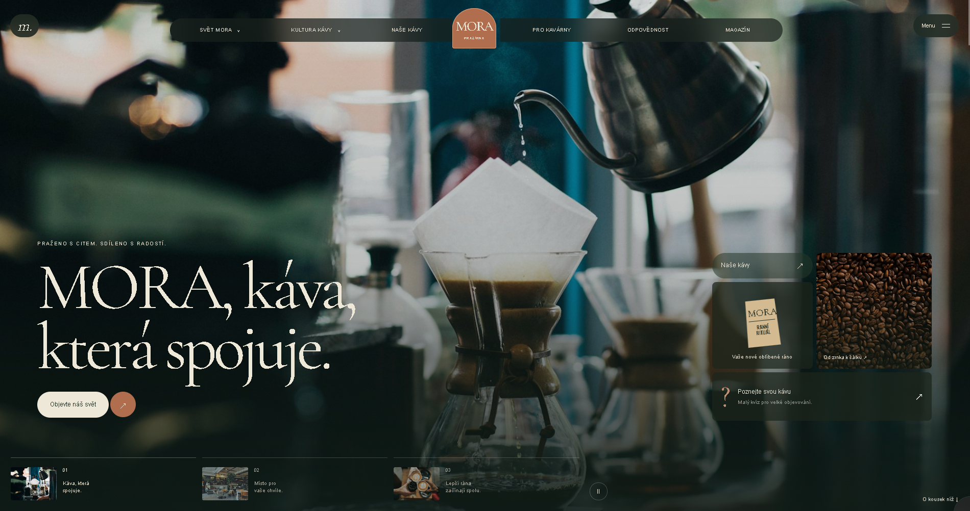 MORA — Káva, která spojuje